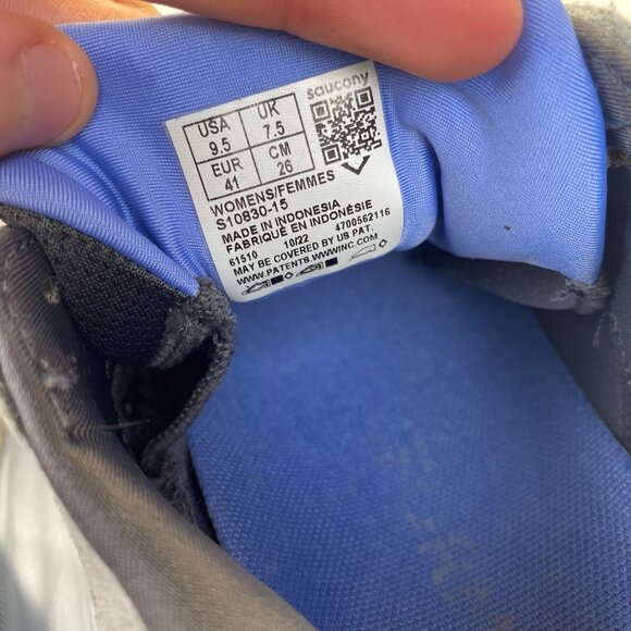 Saucony Women's S10830-15 Ride 16 Running Shoes, Fossil/Pool, Size 9.5 Wide US - Picture 5 of 15